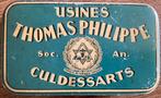 Ancienne boîte THOMAS PHILIPPE/CULDESARTS/tabac, Enlèvement ou Envoi, Comme neuf, Emballage