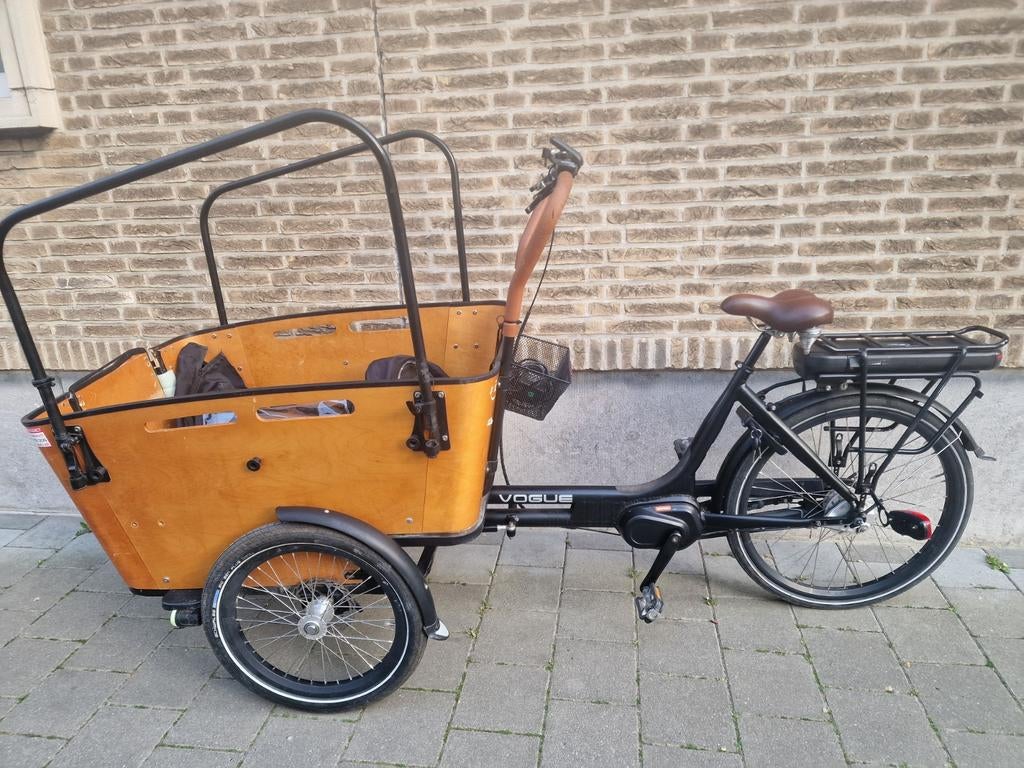 Elektrische bakfiets midden motor, Enlèvement