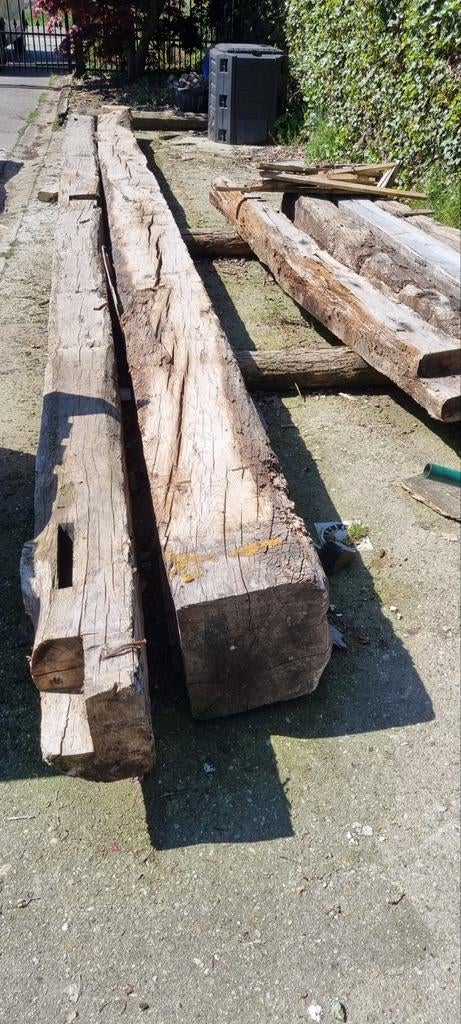 Eiken balk, 50 mm ou plus, 300 cm ou plus, Chêne, Enlèvement