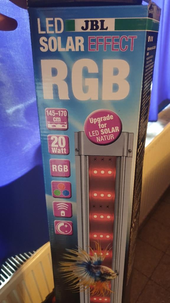 Aquarium, Animaux & Accessoires, Poissons | Aquariums & Accessoires, Neuf, Aquarium d'eau douce rempli, Télécommande incluse, Couvercle inclus