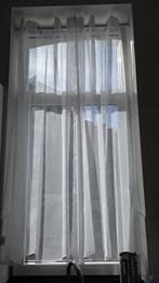 Lot 2 x Rideaux Voilage (140x180cm) + Tringle, Enlèvement ou Envoi, Comme neuf, 100 à 150 cm, 150 à 200 cm