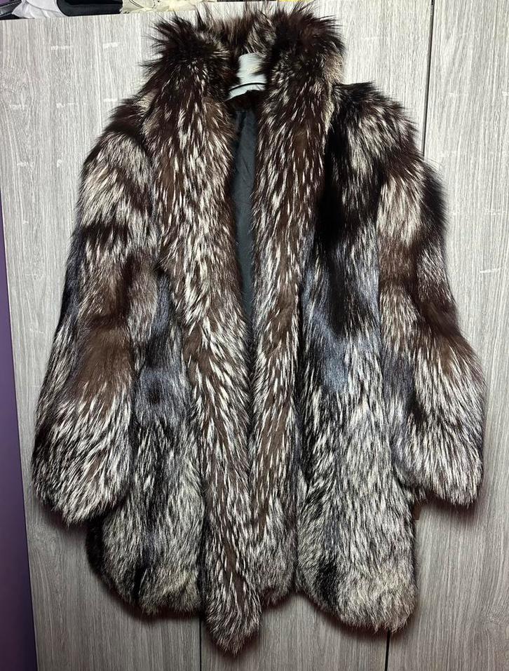 Bontjas, Kleding | Dames, Jassen | Winter, Nieuw, Maat 42/44 (L), Zwart, Ophalen of Verzenden