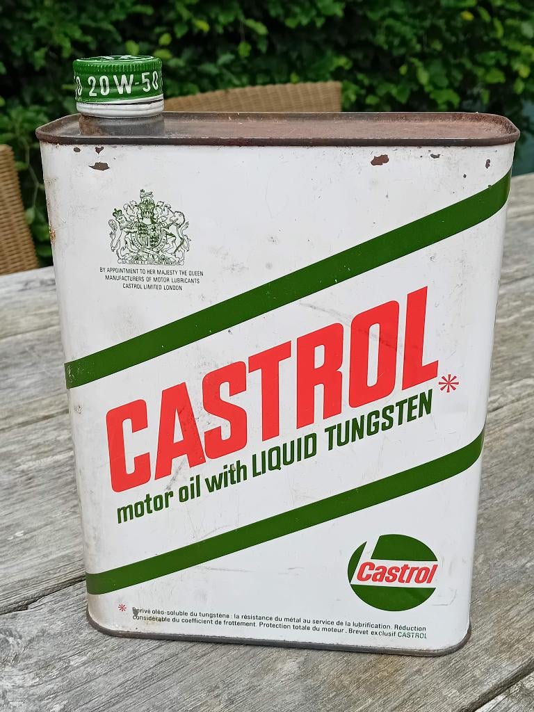 bidon d'huile Castrol vintage, Collections, Enlèvement ou Envoi, Utilisé