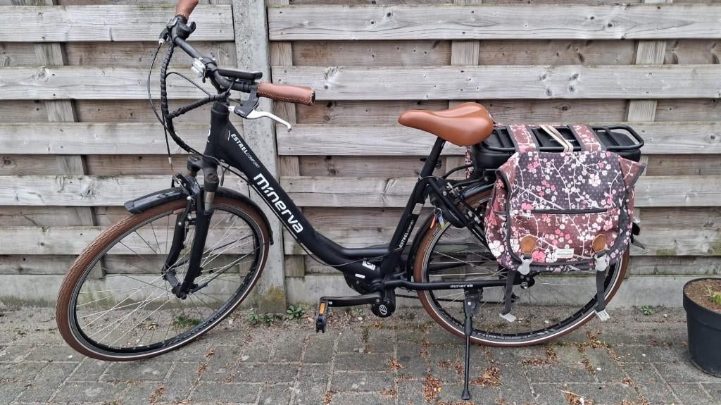 Minerva E-city Estrel Comfort elektrische damesfiets, Autres marques, 47 à 51 cm, 50 km par batterie ou plus, Enlèvement