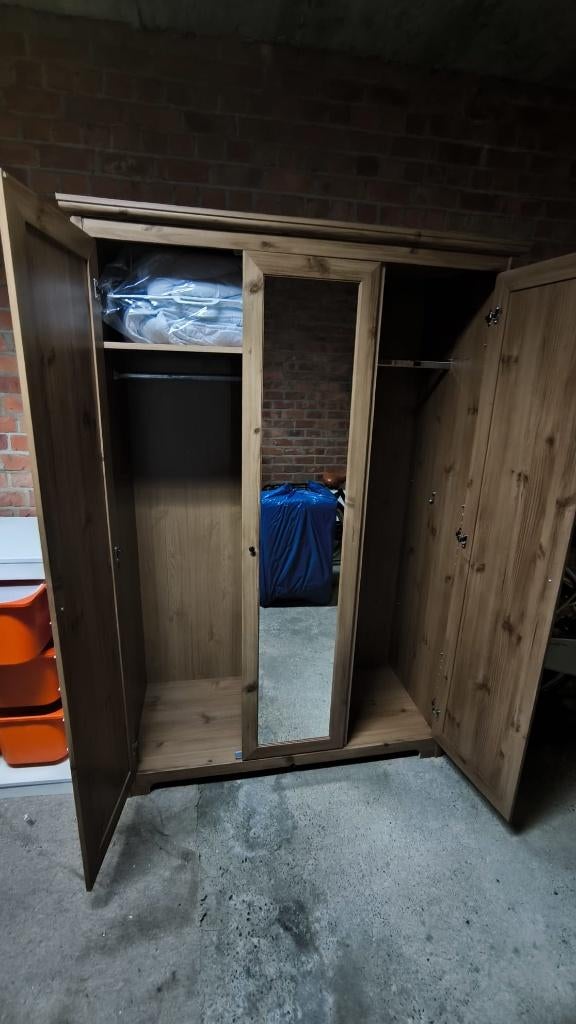 Vêtements 3 portes Ikea, 25 à 50 cm, Comme neuf, 100 à 150 cm, Avec espace de penderie