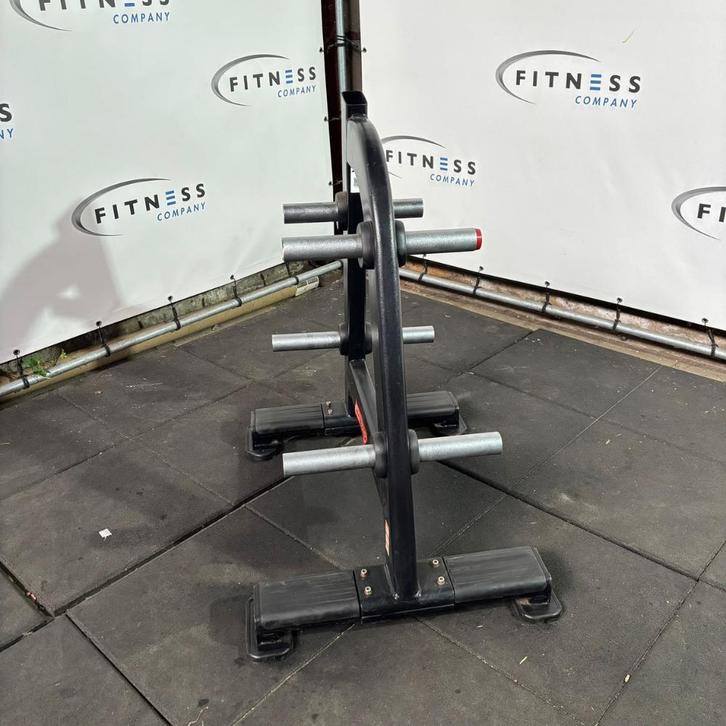 Star Trac - 2 Sided Olypic Weight Plate Tree, Sport en Fitness, Fitnessmaterialen, Gebruikt, Halterschijven, Armen, Benen, Borst
