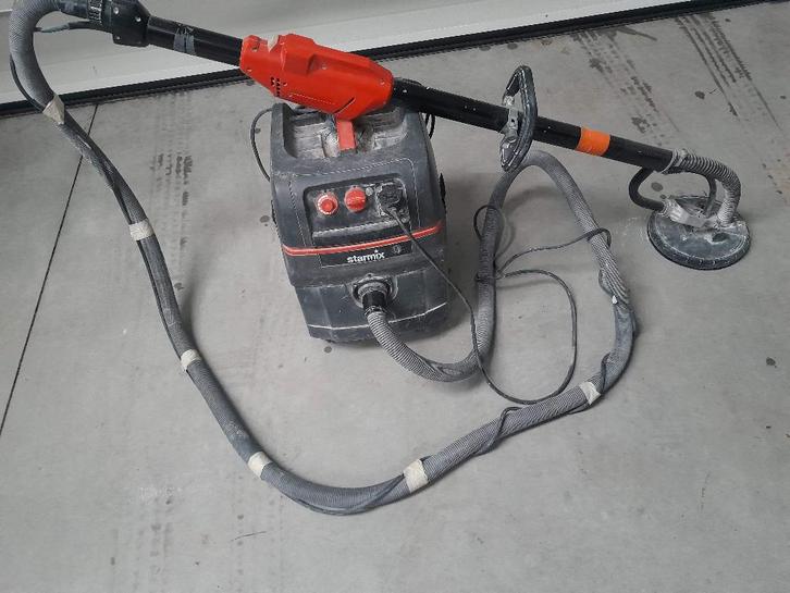 SCHUURMACHINE FLEX + ind STOFZUIGER TE HUUR, Bricolage & Construction, Outillage | Ponceuses, Enlèvement