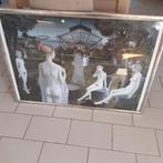 Affiche encadrée de Paul Delvaux., Enlèvement