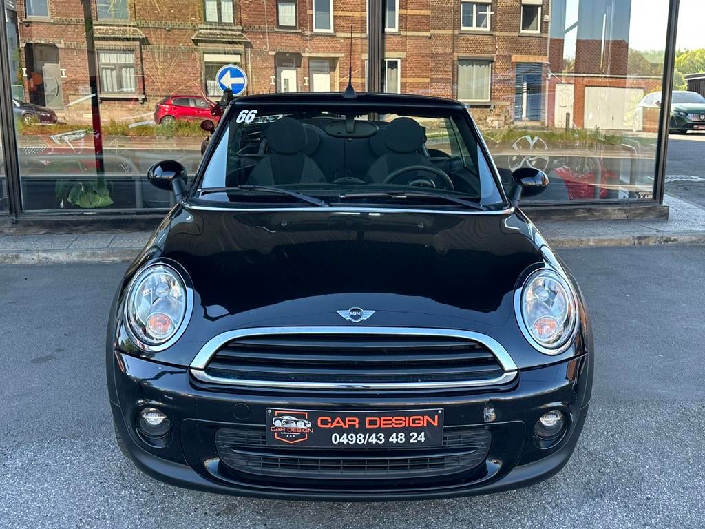 Mini one Cabriolet / 1.6i / 2013 / eu6/ 130.000km / garantie, Auto's, 4 zetels, Zwart, Bedrijf, Handgeschakeld