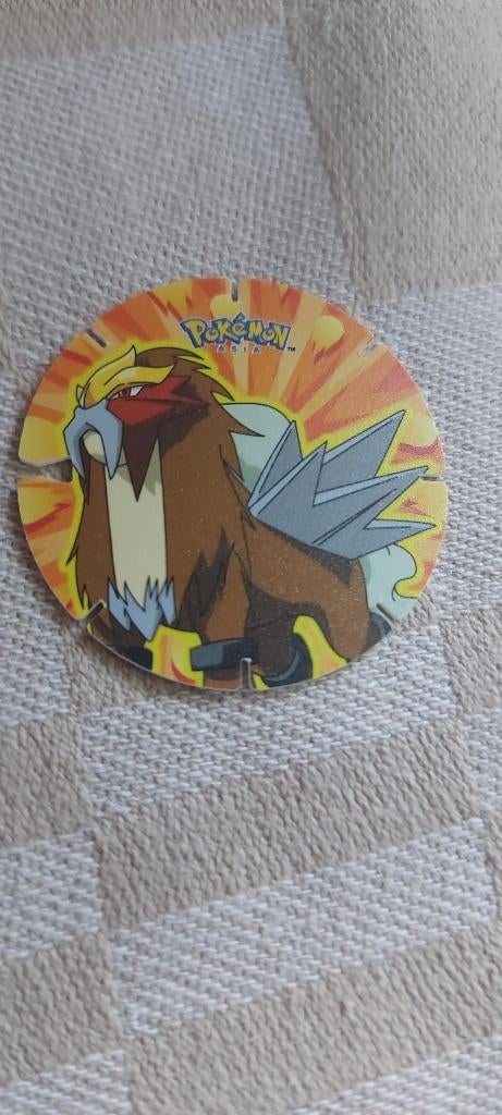 pokemon medaillon battle flippo legendary Entei chiki balls, Ophalen of Verzenden, Nieuw