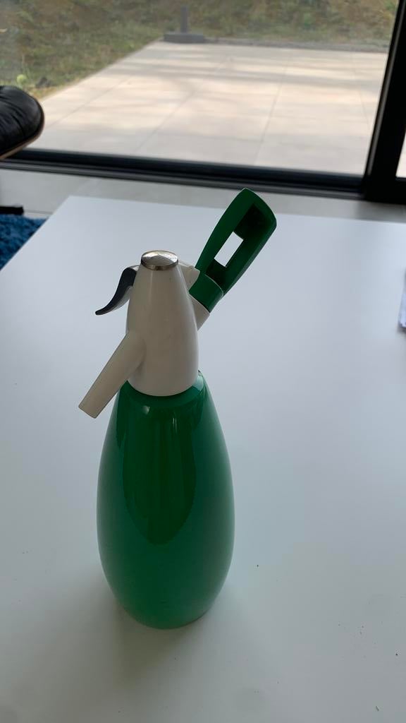 Russische vintage slagroomsifon in massief aluminium, Ophalen of Verzenden, Zo goed als nieuw