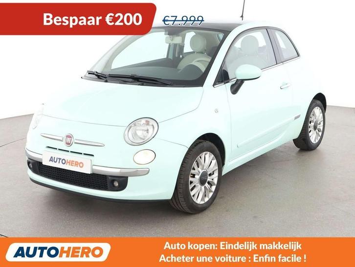 Fiat 500 1.2 Lounge (bj 2015), Auto's, Fiat, Te koop, ABS, Airbags, Airconditioning, Bluetooth, Boordcomputer, Centrale vergrendeling