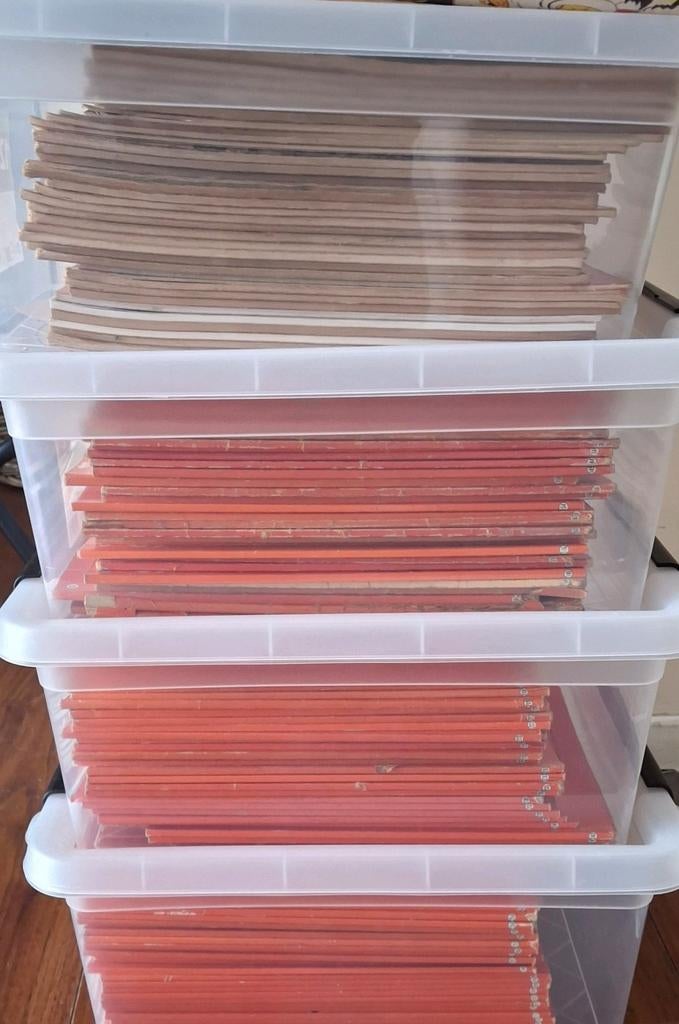 Lot van 135 strips van Suske en Wiske, Boeken, Ophalen