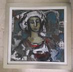 Portret van klassieke vrouw '86 - Jelle Hoogstra 1924-2003, Antiek en Kunst, Ophalen