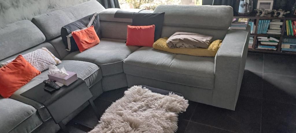 Grand Salon gris chiné tbetat, Enlèvement, Comme neuf