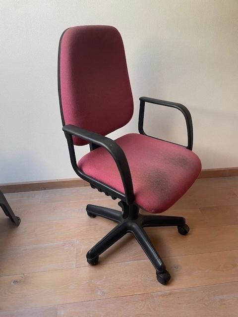 Bureaustoel met wieltjes, Huis en Inrichting, Bureaustoelen, Ophalen, Gebruikt, Bureaustoel