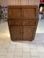 eikenhouten secretaire, Ophalen, Zo goed als nieuw, Rustiek landelijk