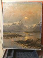 olieverf op doek Scandinavië 1920/30 gesigneerd, Ophalen of Verzenden