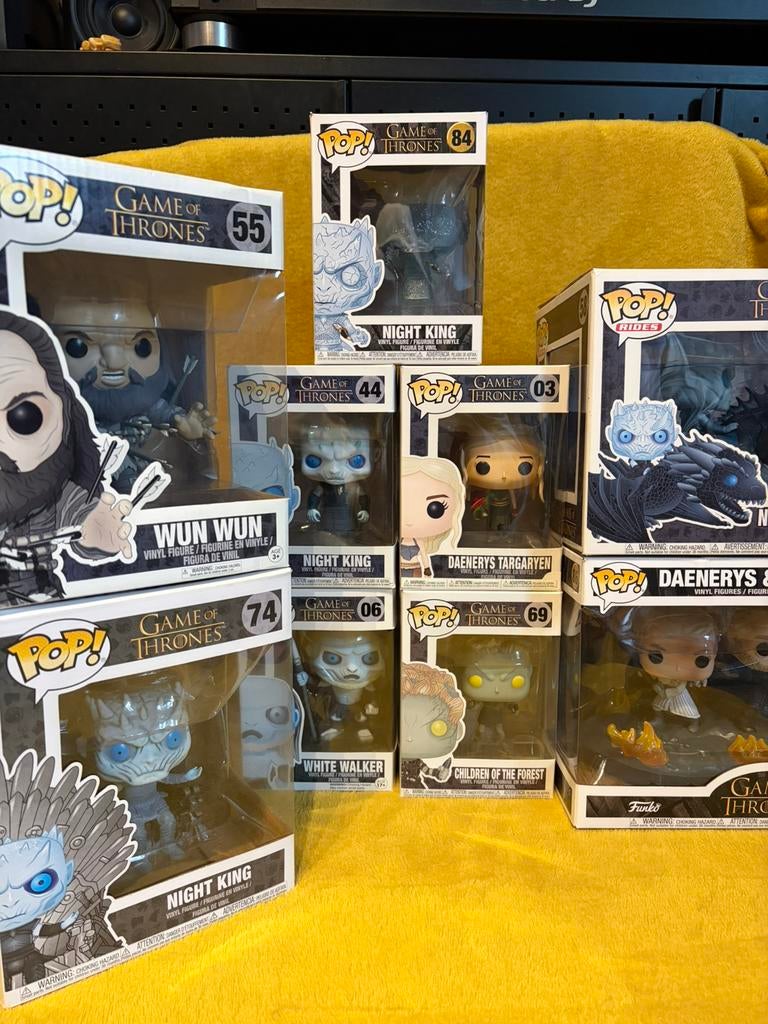 Funko pop HP/GOT/LOTR/MTV/Metallica, Verzamelen, Poppetjes en Figuurtjes, Zo goed als nieuw, Ophalen