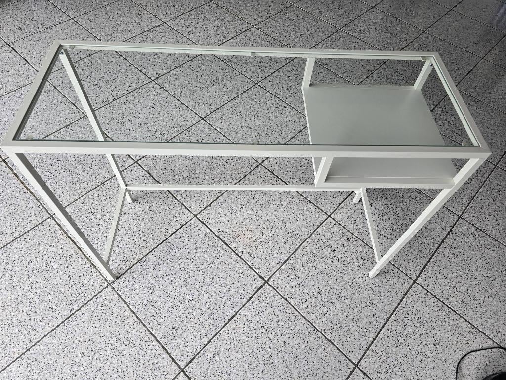 Table, Maison & Meubles, Tables | Tables d'appoint, Comme neuf, Rectangulaire, 60 cm ou plus, 75 cm ou plus, Verre, Enlèvement