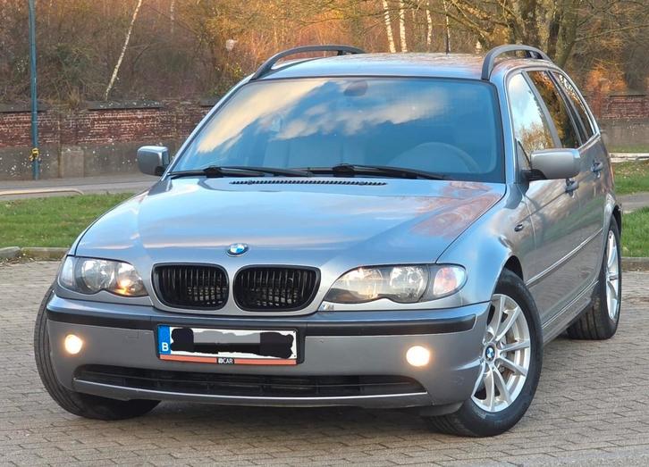 BMW 320D e46 Très propre avec DEMANDE D'IMMATRICULATION, Auto's, BMW, Particulier, 3 Reeks, ABS, Airbags, Airconditioning, Alarm