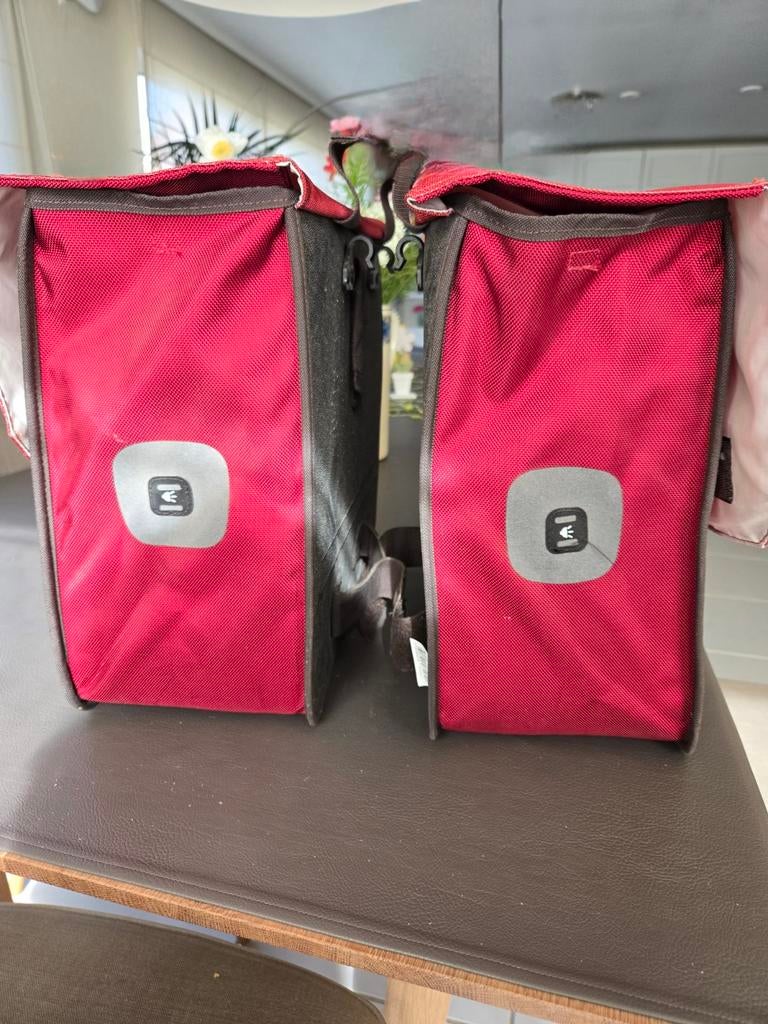 Fietstas dubbel, Fietsen en Brommers, Ophalen, Gebruikt, B-Twin