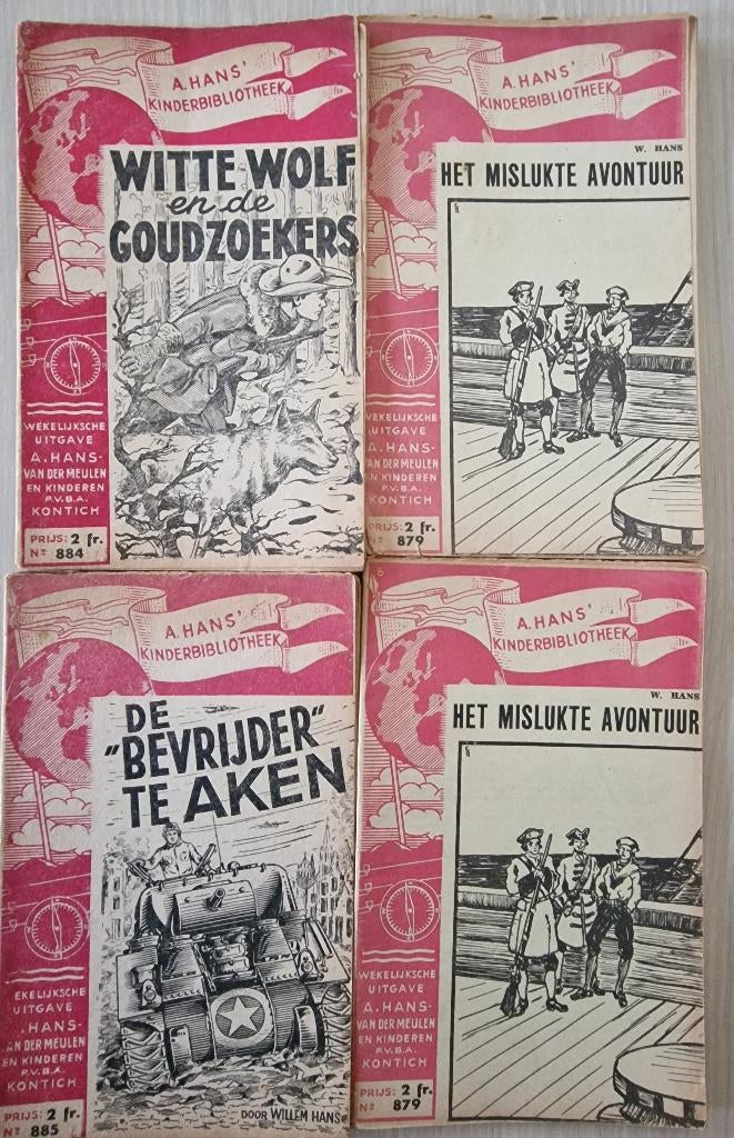 Oude leesboekjes (o.a. A.Hans kinderbibliotheek), Ophalen of Verzenden