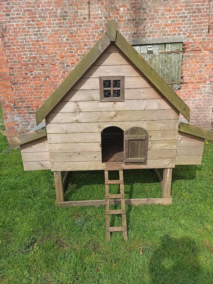 Kippenhok Cancun, groot hok voor ongeveer 16 - 20 kippen, Dieren en Toebehoren, Pluimvee | Toebehoren, Gebruikt, Kippenhok of Kippenren