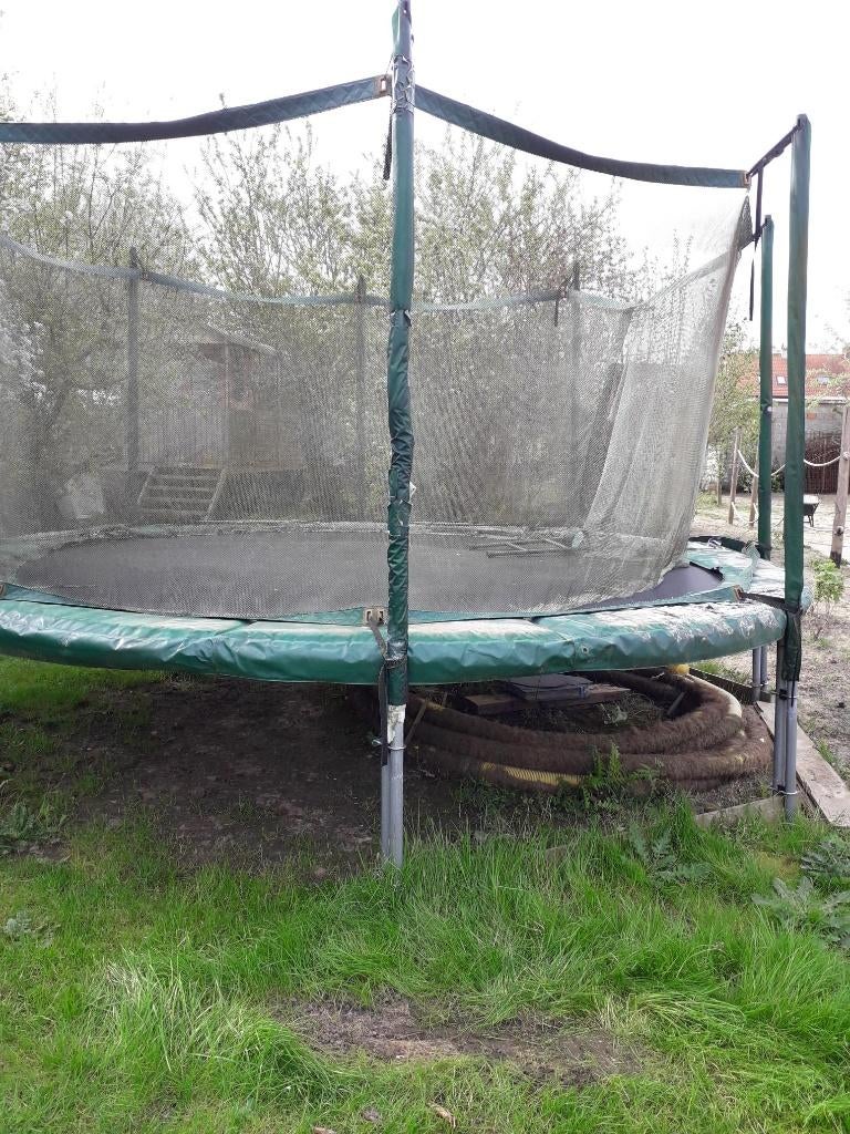 trampoline, Kinderen en Baby's, Speelgoed | Buiten | Trampolines, Gebruikt, Ophalen