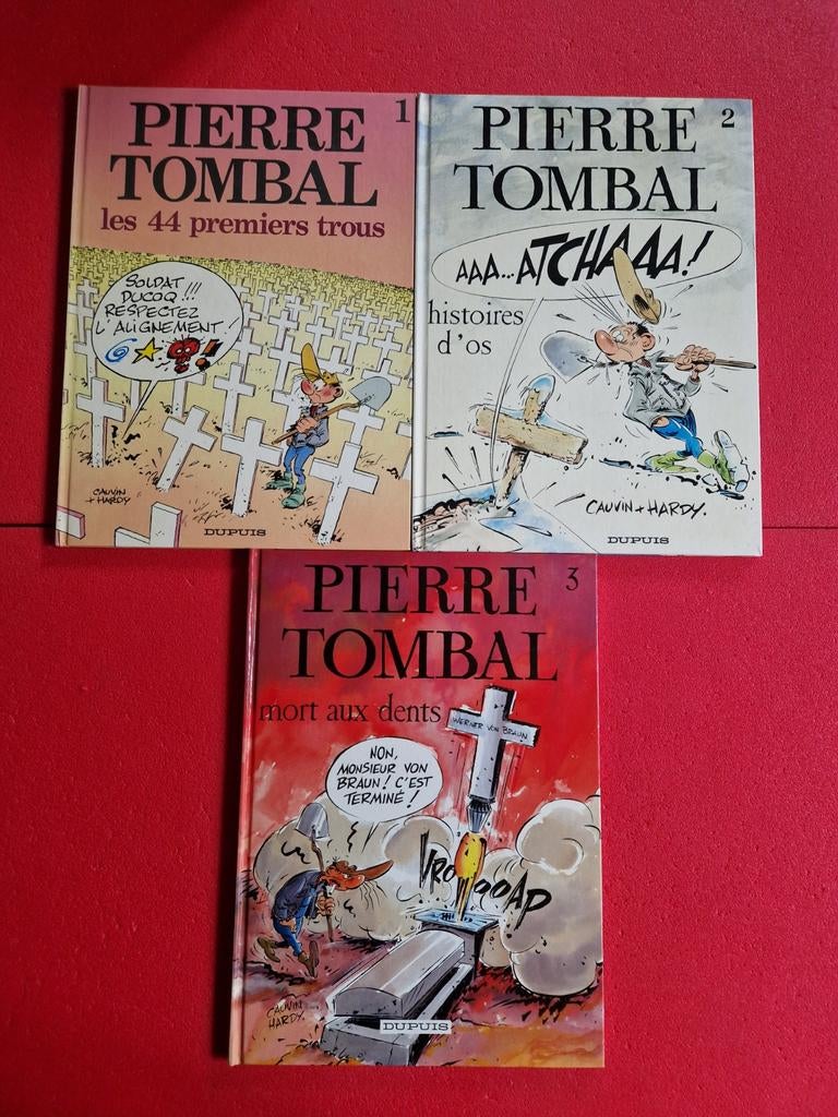 Lot de 3 bd pierre tombal 1 à 3, Enlèvement ou Envoi