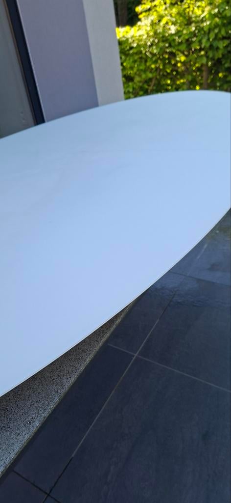 Ovale eettafel wit, Huis en Inrichting, Tafels | Eettafels, Ophalen