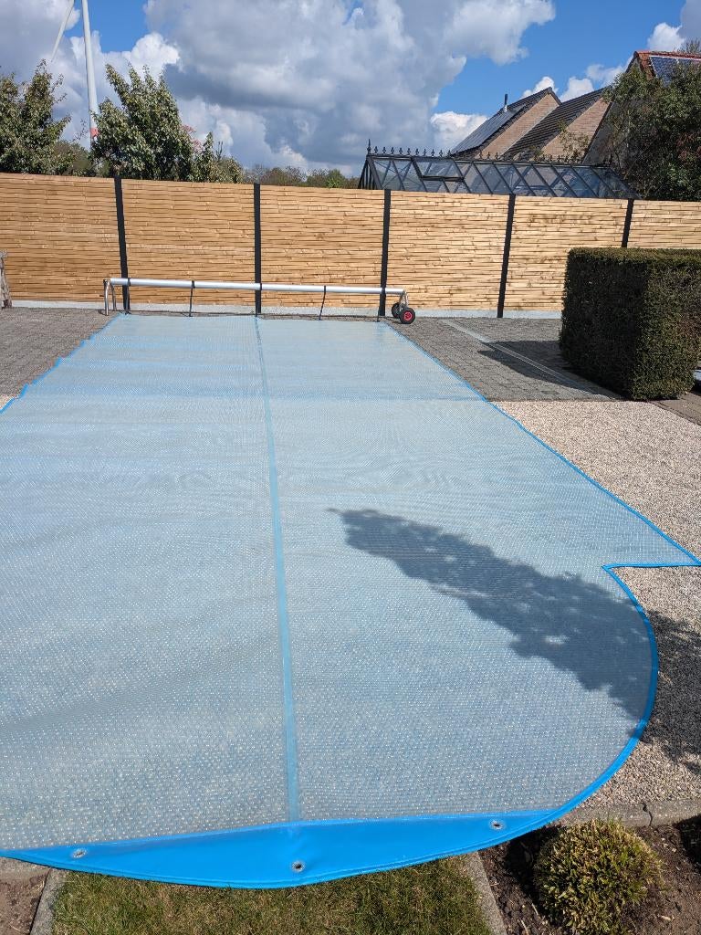 Zomerzeil noppenfolie geobubble voor zwembad 4x8m, Ophalen