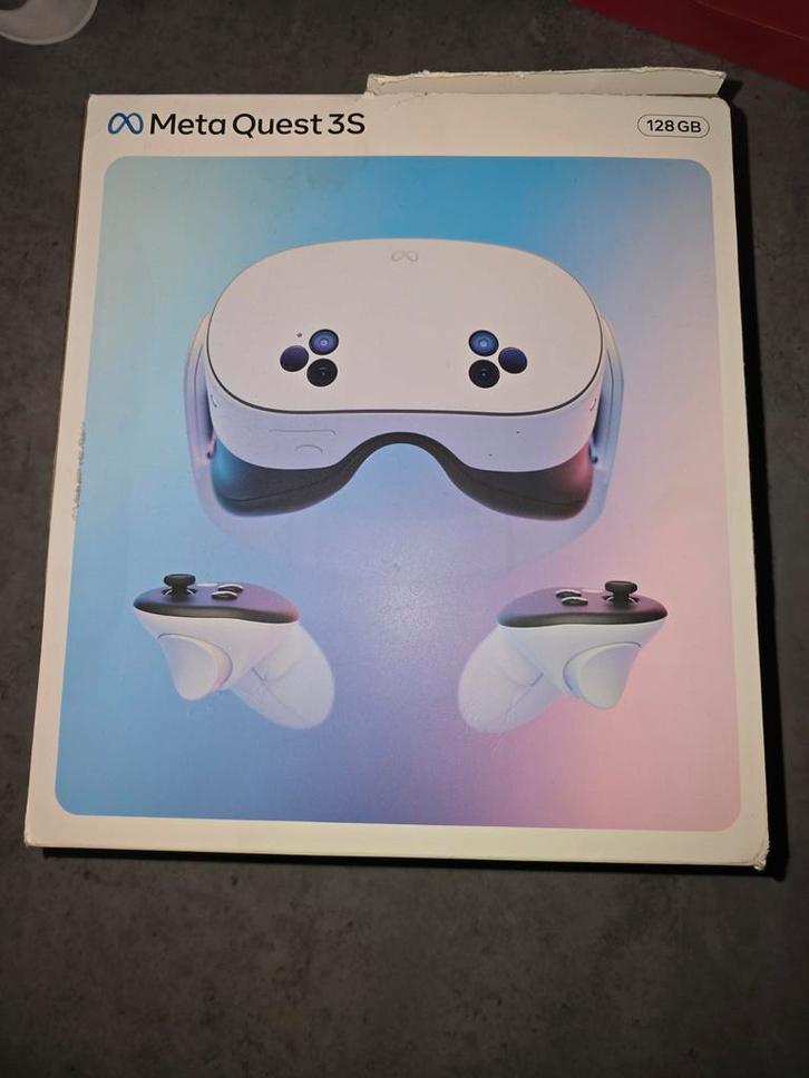 Meta Quest 3s, Consoles de jeu & Jeux vidéo, Virtual Reality, Comme neuf, Autres plateformes, Lunettes VR, Enlèvement