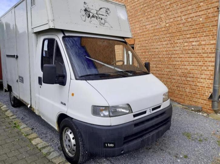 Paardencamionette voor 2 of 3 pony's paarden, Autos, Camionnettes & Utilitaires, Particulier, Citroën, Diesel, 2 portes, Boîte manuelle