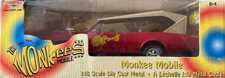 The Monkees Mobile 1:18, Verzamelen, Speelgoed, Zo goed als nieuw, Ophalen of Verzenden