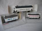 Fleischmann 83 5307 + 5362 + 5833 H0 Bierwagens, Wagon, Ophalen of Verzenden, Zo goed als nieuw, Analoog