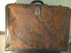 Valise vintage en cuir repoussé années 60, Enlèvement