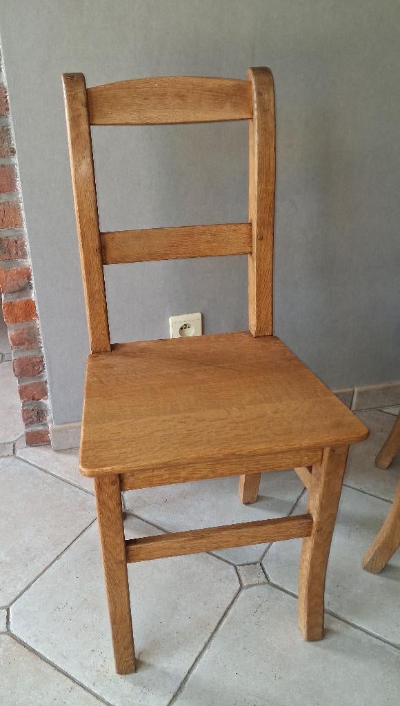 4 chaises style ferme, Maison & Meubles, Enlèvement, Utilisé, Quatre, Ferme