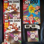 Neufs: Spirou journal (3) neufs complets avec Cds, lunettes, Collections, Enlèvement ou Envoi, Journal