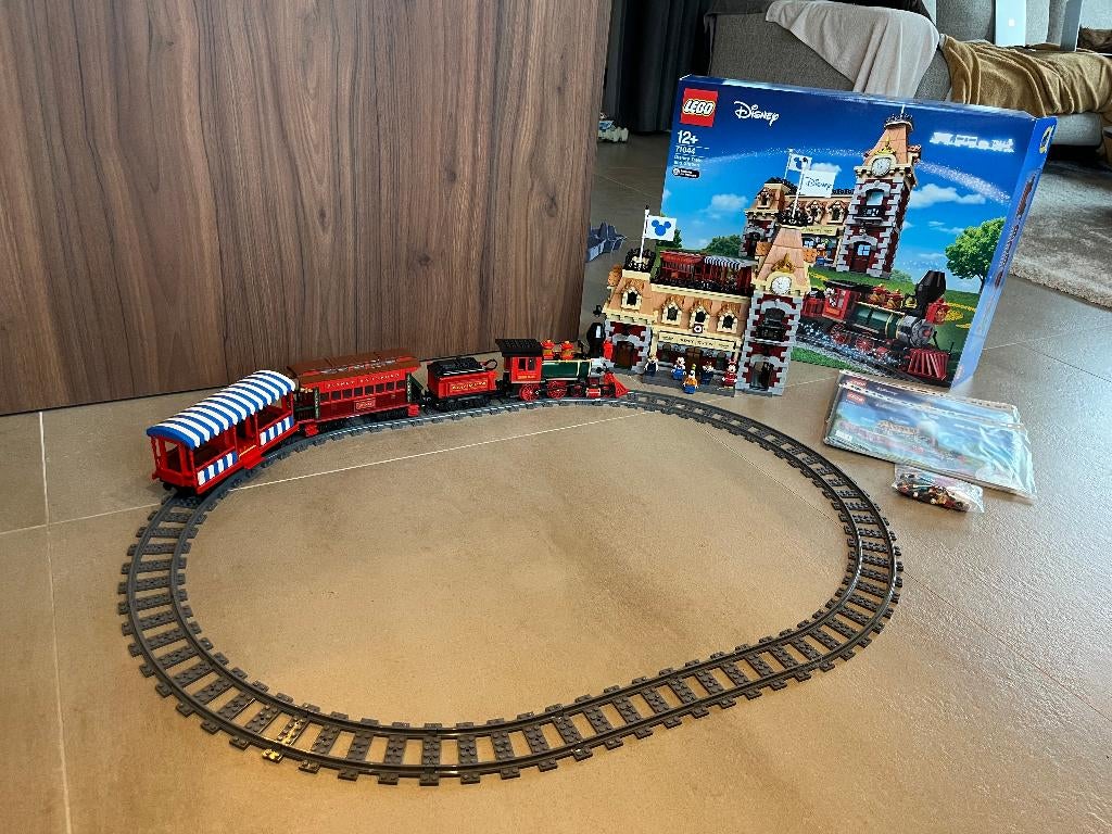Lego Disney trein + station, setnr 71044, Lego, Ophalen of Verzenden, Zo goed als nieuw, Disney