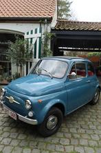 Fiat 500 oldtimer 1969, Auto's, Oldtimers, Blauw, Leder, Overige kleuren, Handgeschakeld