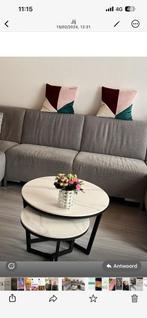 Salon tafel te koop! Marmer look metalen poten, Enlèvement