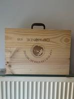 Houten koffer voor wijn L50cm x B35cm x diepte 10cm, Ophalen, Zo goed als nieuw