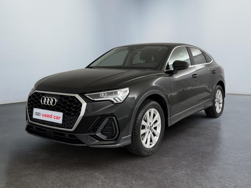 Audi Q3 Sportback*GPS*Caméra*Carplay*Capteurs Av/Ar, 1498 cc, Zwart, Bedrijf, Handgeschakeld