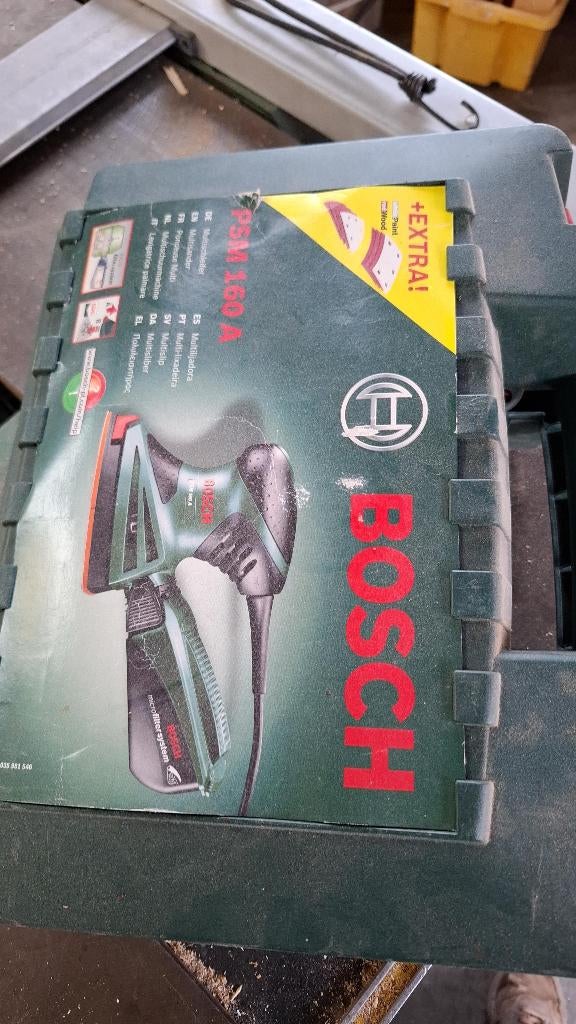 schuurmachine, Bricolage & Construction, Outillage | Ponceuses, Enlèvement ou Envoi, Utilisé, Moins de 600 watts, Ponceuse circulaire