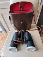 Ancienne jumelles Horolux 10X50 avec étui en cuir, Enlèvement ou Envoi, Utilisé