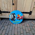 continental tyres emaille reclamebord, Verzamelen, Ophalen of Verzenden, Reclamebord