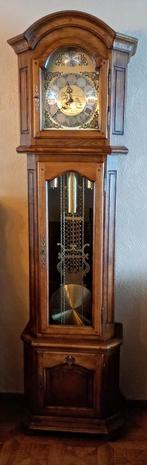 Staande klok met eiken kast, Enlèvement, Comme neuf, Analogique, Horloge sur pied