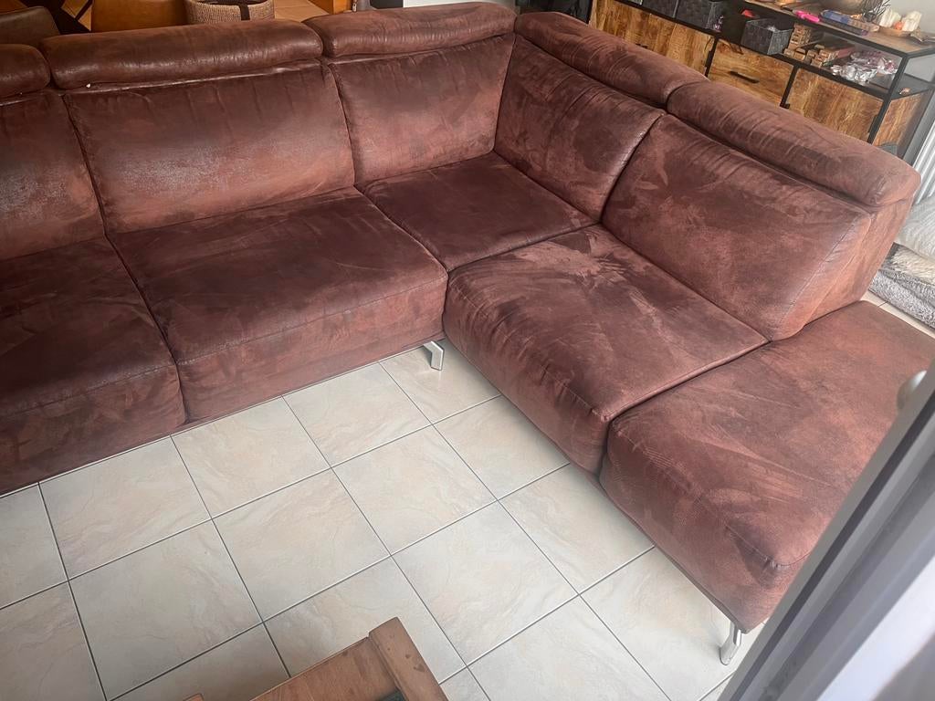 Canapé d’angle 1 an, Maison & Meubles, Enlèvement, Comme neuf, Tissus, Design