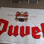 Grote Duvel vlag met oud logo., Verzamelen, Biermerken, Ophalen of Verzenden, Zo goed als nieuw, Reclamebord, Plaat of Schild